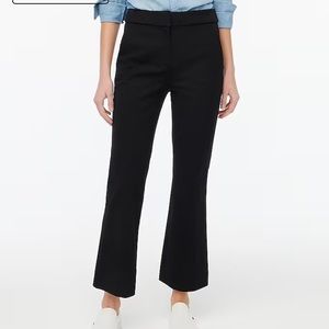 J.crew Kelsey flare pant black new size 16